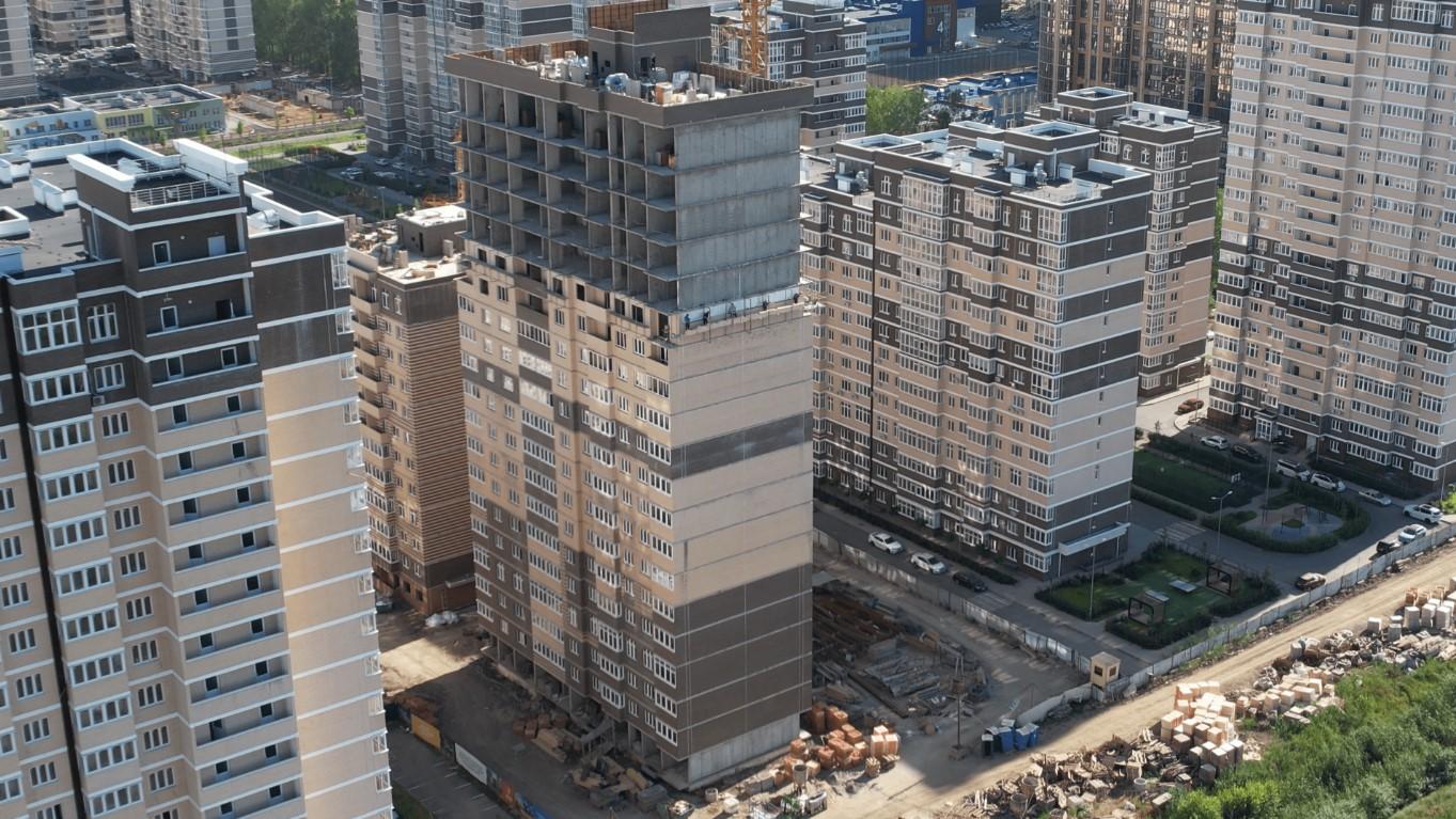 Отчет о строительстве Neo-квартал «Красная Площадь» за июль 2024г.